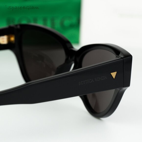 BRAND NEW Bottega Veneta Women Sunglasses Black Grey Cat Eye BV1319S 001 main image 7